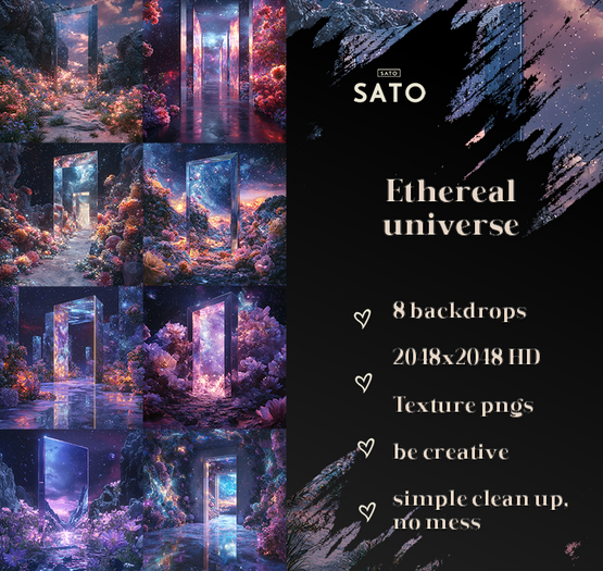 SATO - Ethereal universe backdrops (UNPACK)