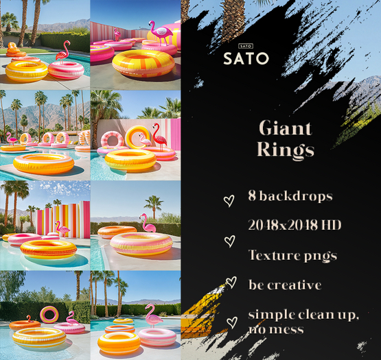 SATO - Giant Rings backdrops (UNPACK)