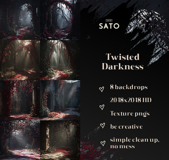 SATO - Twisted Darkness backdrops (UNPACK)