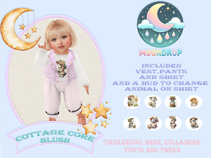 Moondrop~CottageCore Pink