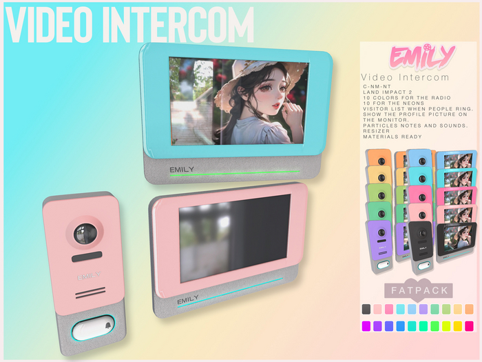 Emily - Video Intercom - Fatpack