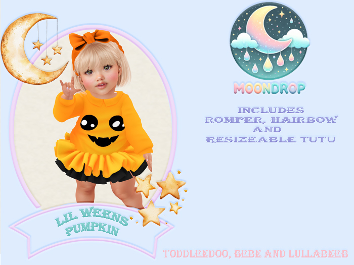 ~MoonDrop~Lil Weens Pumpkin Tutu set