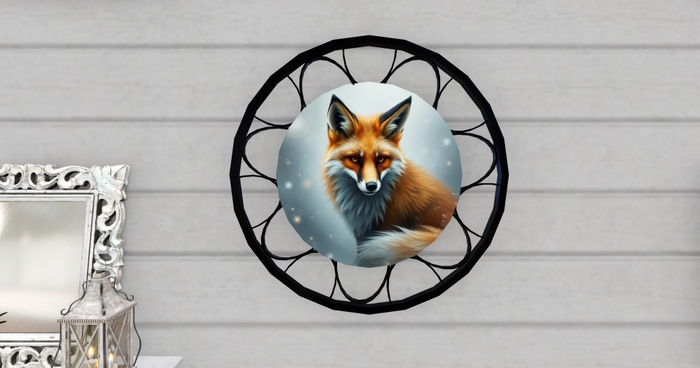 Red Fox 1 AI Wall Art LCAE  (Rez Me)