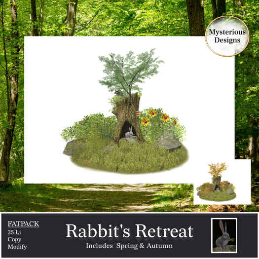 Mysterious Designs - Rabbit's Retreat - Fatpack