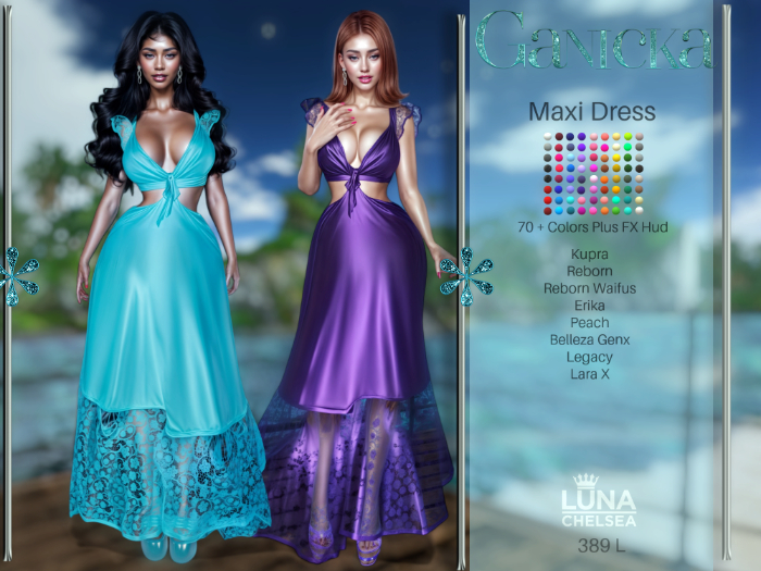 GANIKA DRESS  FX ------ UNPACKER HUD