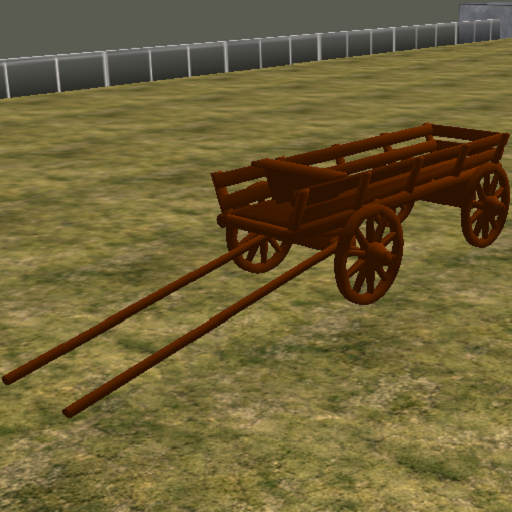Decorative stationary wagon