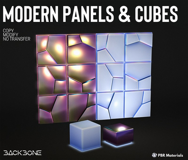 BackBone Modern Panels & Cubes