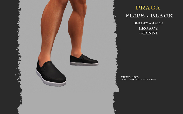 Praga Slips - Black