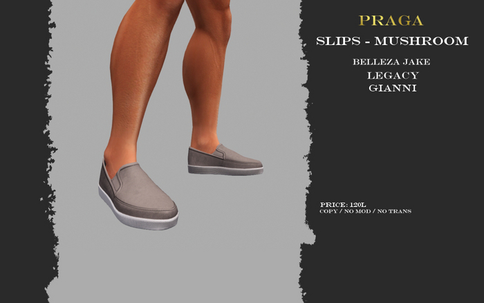 Praga Slips - Mushroom