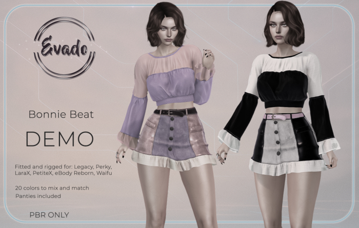 EVADO - Bonnie Beat Outfit (MEGAPACK) - DEMO