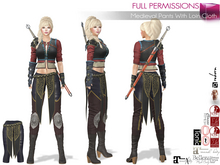 Full Perm Female Fantasy Leather Pants w Ornate Loincloth For Maitreya 5.3 LaraX Ebody Reborn Legacy Belleza Slink Tonic