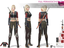 Full Perm Female Medieval Fantasy Warrior Top For Maitreya 5.3 LaraX Ebody Reborn Legacy Belleza Slink Tonic Ocacin