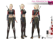 $AVE Full Perm 6in1 Female Medieval Fantasy Warrior Outfit Maitreya 5.3 LaraX Ebody Reborn Legacy Belleza Slink Tonic