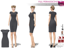 Meli Imako Full Perm Women's Bodycon Midi Dress For Legacy Maitreya 5.3 LaraX Slink Belleza Ebody Reborn