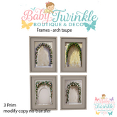 ZLD Frames - arch taupe