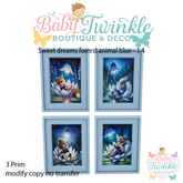 ZLD sweet dreams forrest animal blue - 1 4