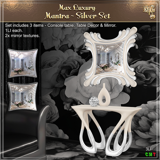 Max Luxury - MANTRA - Silver Set