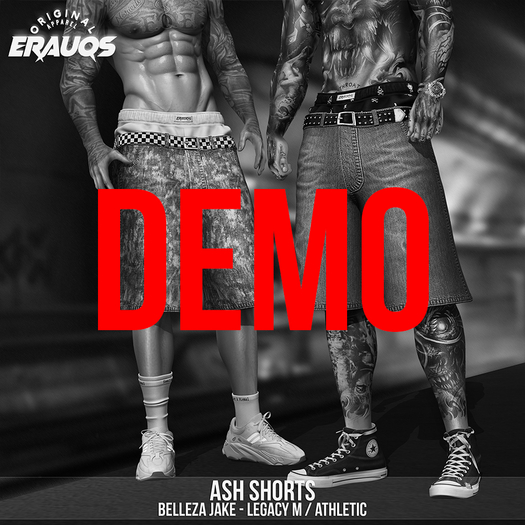 [ ERAUQS ] - Ash Shorts - DEMO