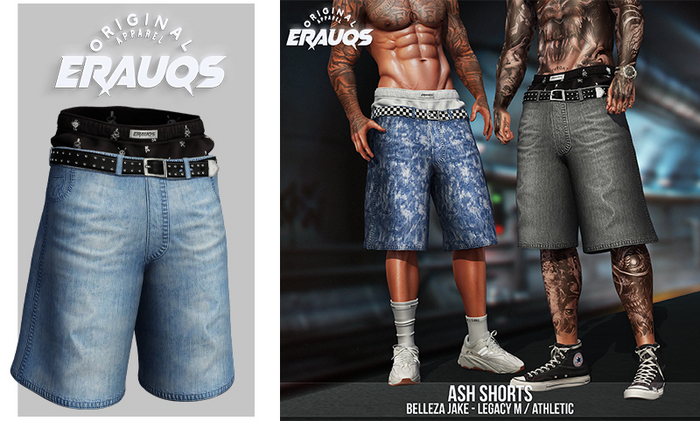 [ ERAUQS ] - Ash Shorts - 02