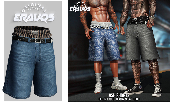 [ ERAUQS ] - Ash Shorts - 03