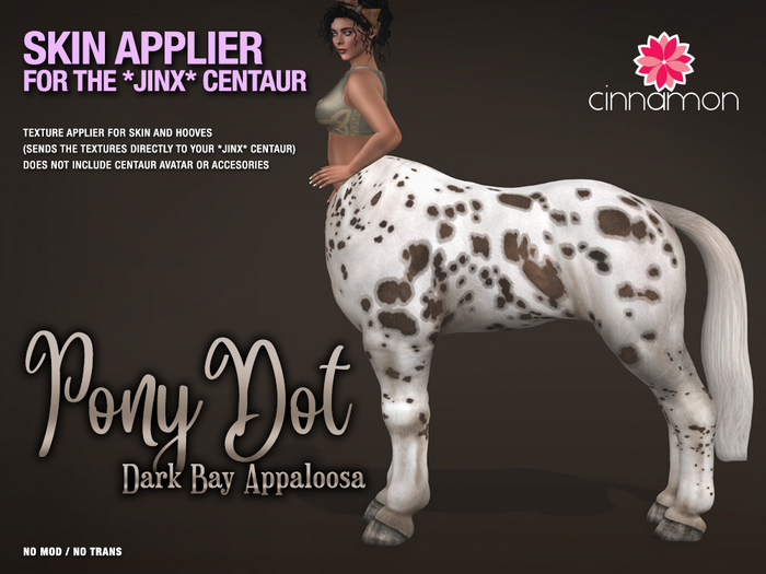 *CINNAMON* Jinx Centaur - Ponydot Dark Bay