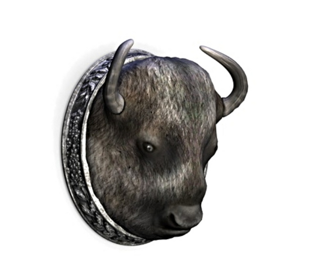 Apple Fall Buffalo Taxidermy