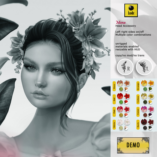 DEMO *LODE* Head Accessory - Mona