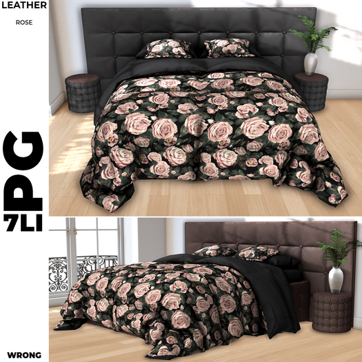 WRONG - LEATHER - ROSE - PG