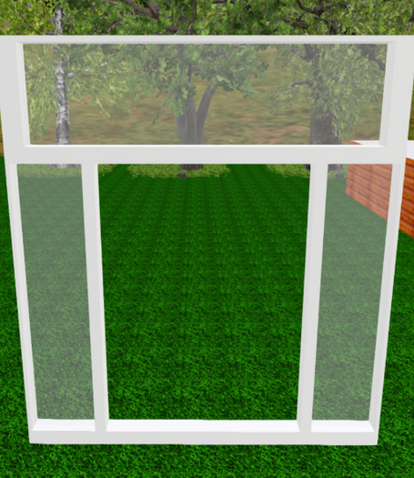 Ravenwood Emporium - Full Perm Double Door Frame w/glass
