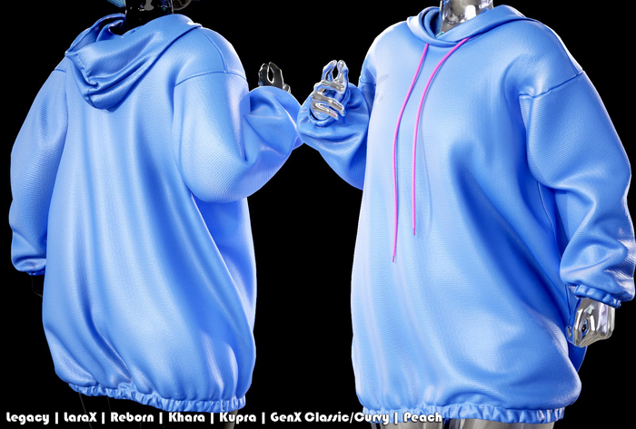 Zetka Hoodie Blue