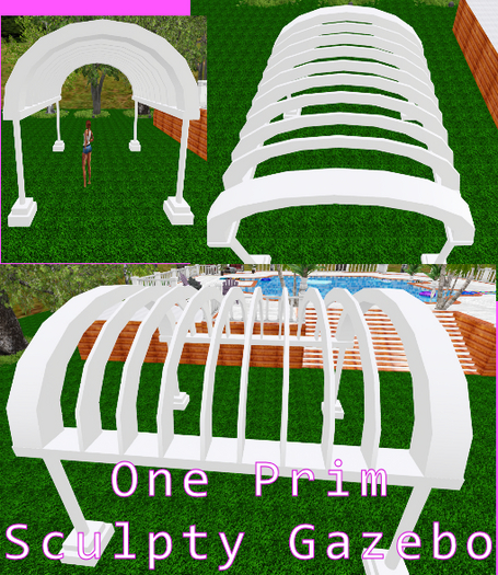 Ravenwood Emporium - Full Perm Mesh Gazebo