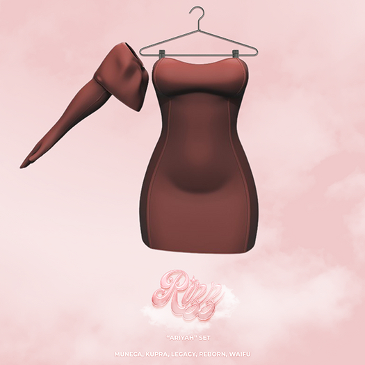 "RIZZ" X "ARIYAH" SET - BURNT