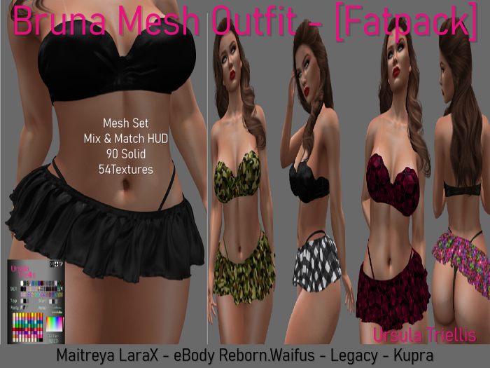 7171 Bruna Mesh Outfit - [Fatpack]