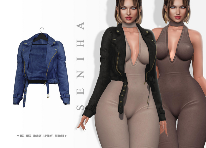 Seniha. Shelby Jacket // Blue