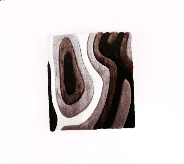 SF - Brown Swirl Rug 