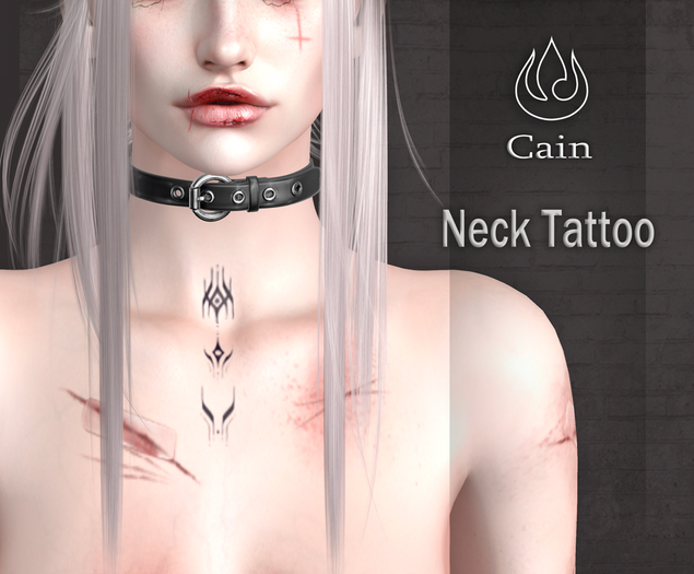 Cain - Neck Tattoo