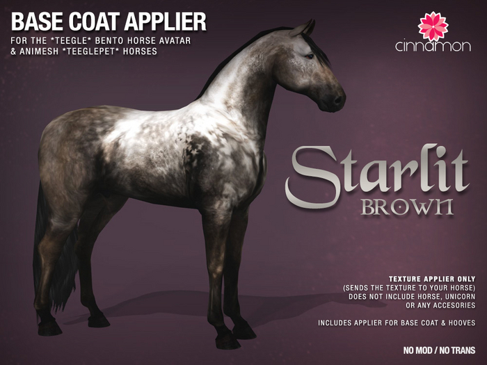 *CINNAMON* Teegle base coat_ Starlit Brown