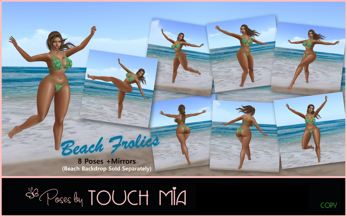 Poses by TOUCH MIA - Beach Frolics
