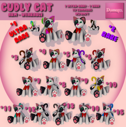 02 DUMAY - Cudly Cat RARE