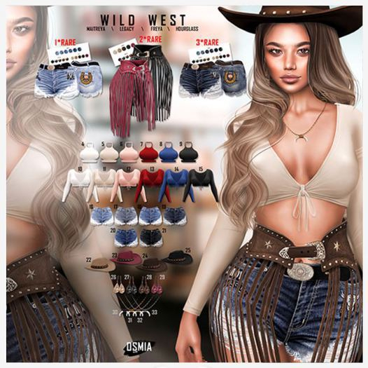 OSMIA - Wild West.Gacha - Necklace - Black