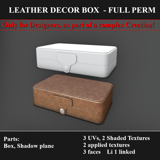 Leather Decor Box - Full Perm (add)