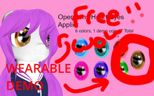 {Musouki} [OP] Brown Heart Eye Applier FREE!! Wearable Demo!