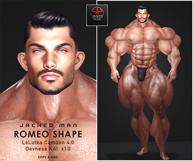 JACKED MAN - Romeo Shape For Dev Kai & LeLUTKA Camden 4.0