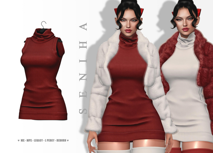 Seniha. Samanta Dress // Red