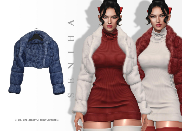 Seniha. Samanta Jacket // Blue