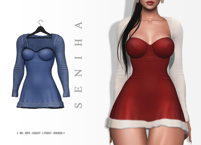 Seniha. Stacy Dress // Blue