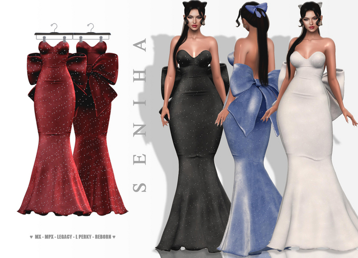 Seniha. Geraldin Dress // Red
