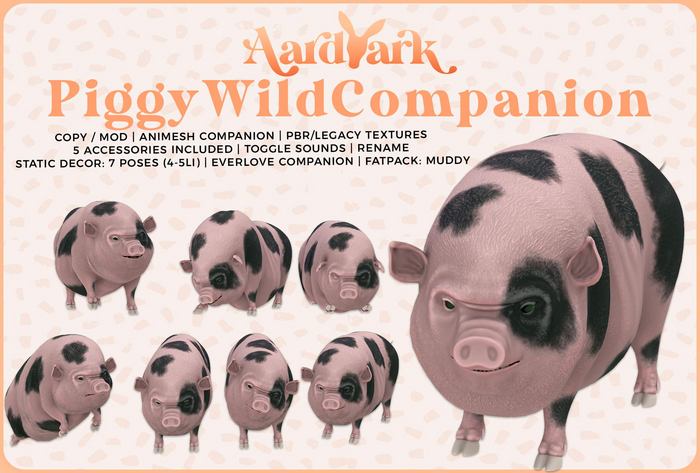 Aardvark : Piggy Wild Companion - Spotted 