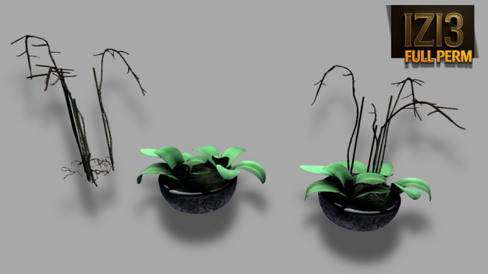 Plant & Bamboo Mesh Set - Full Perm