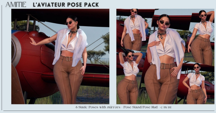 Amitie- L Aviateur - Pose Pack 